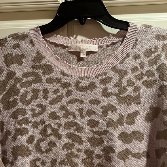 Karlie Leopard print sweater - Picture 2 of 5